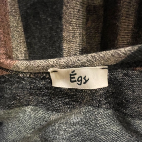 Egs by Eloges Variegated Striped Dress L FREE SHIP - Picture 4 of 5